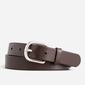 New CREWCUTS Boys Size S Kids' Leather Belt in Dark Caramel AW434